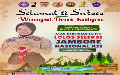 SISWA SMP NEGERI PURWOJATI IKUTI JAMNAS PRAMUKA KE XII